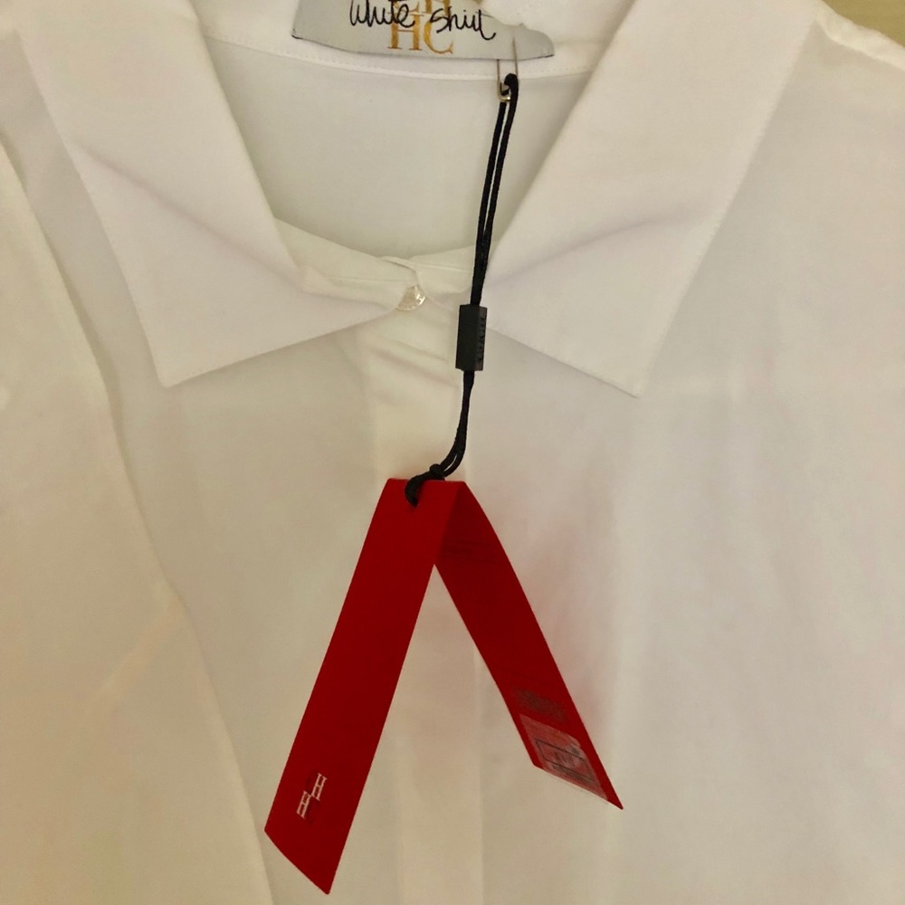 Carolina Herrera Classic White Camisole - Picture 3 of 4